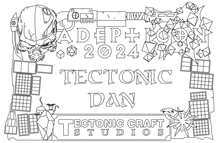 AdeptiCon 2024 Custom Name Tag