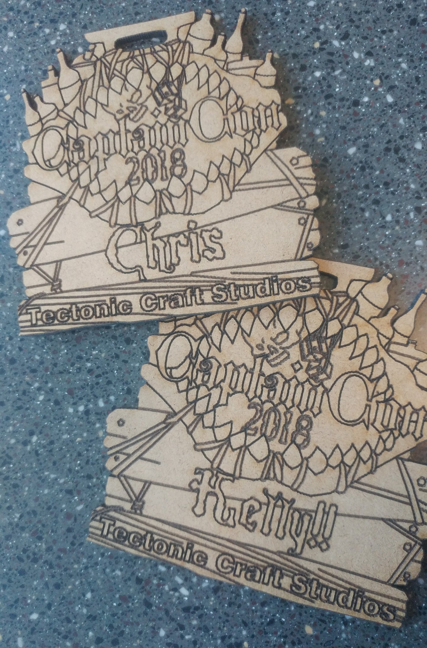 CaptainCon 2018 Personalized Name Tag