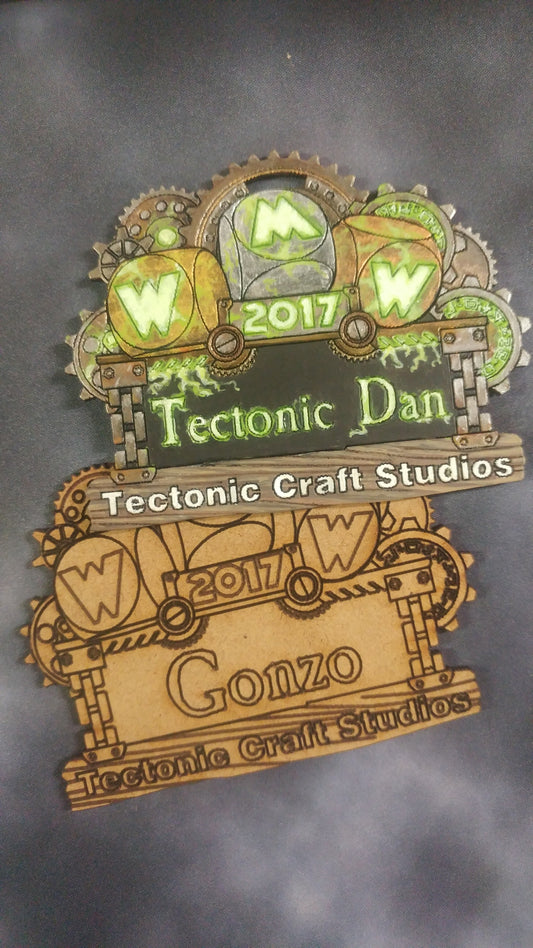 WMW 2017 Personalized Name Tag