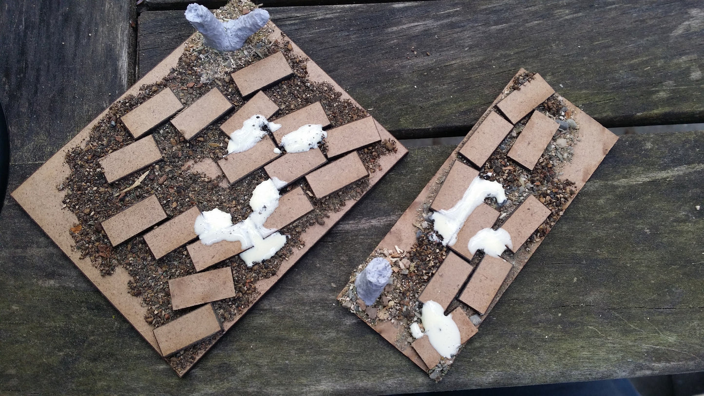 Imperial Pavers on unit bases