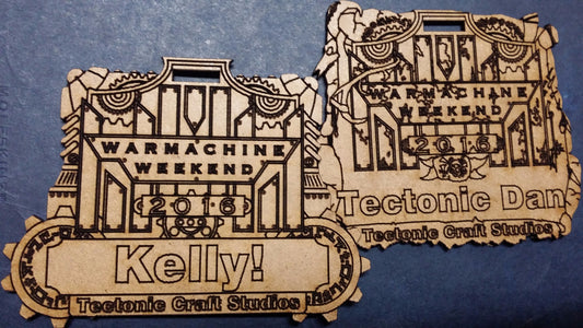 Warmachine Weekend 2016 Custom Name Tag