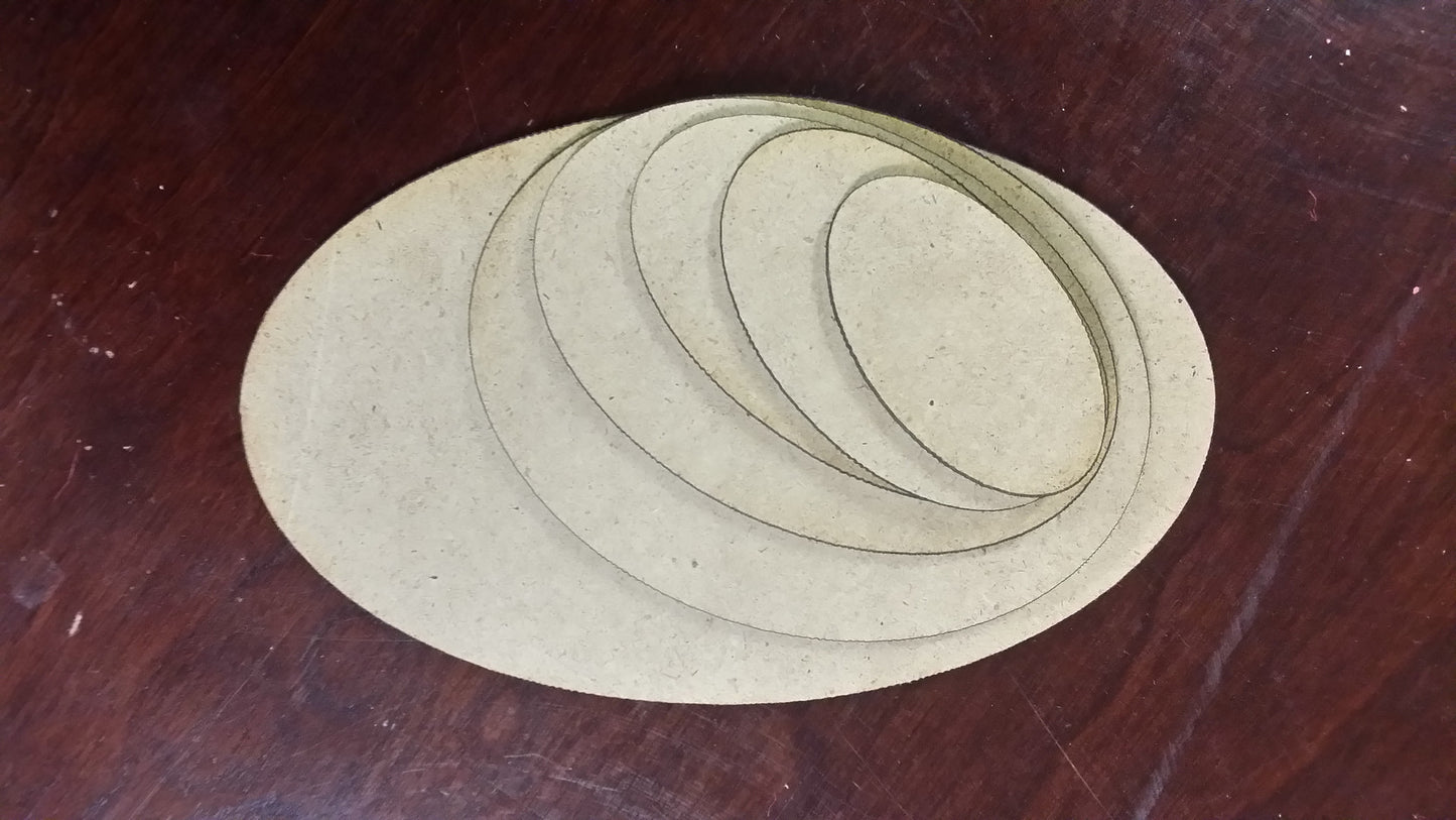 Blank Round & Oval Bases