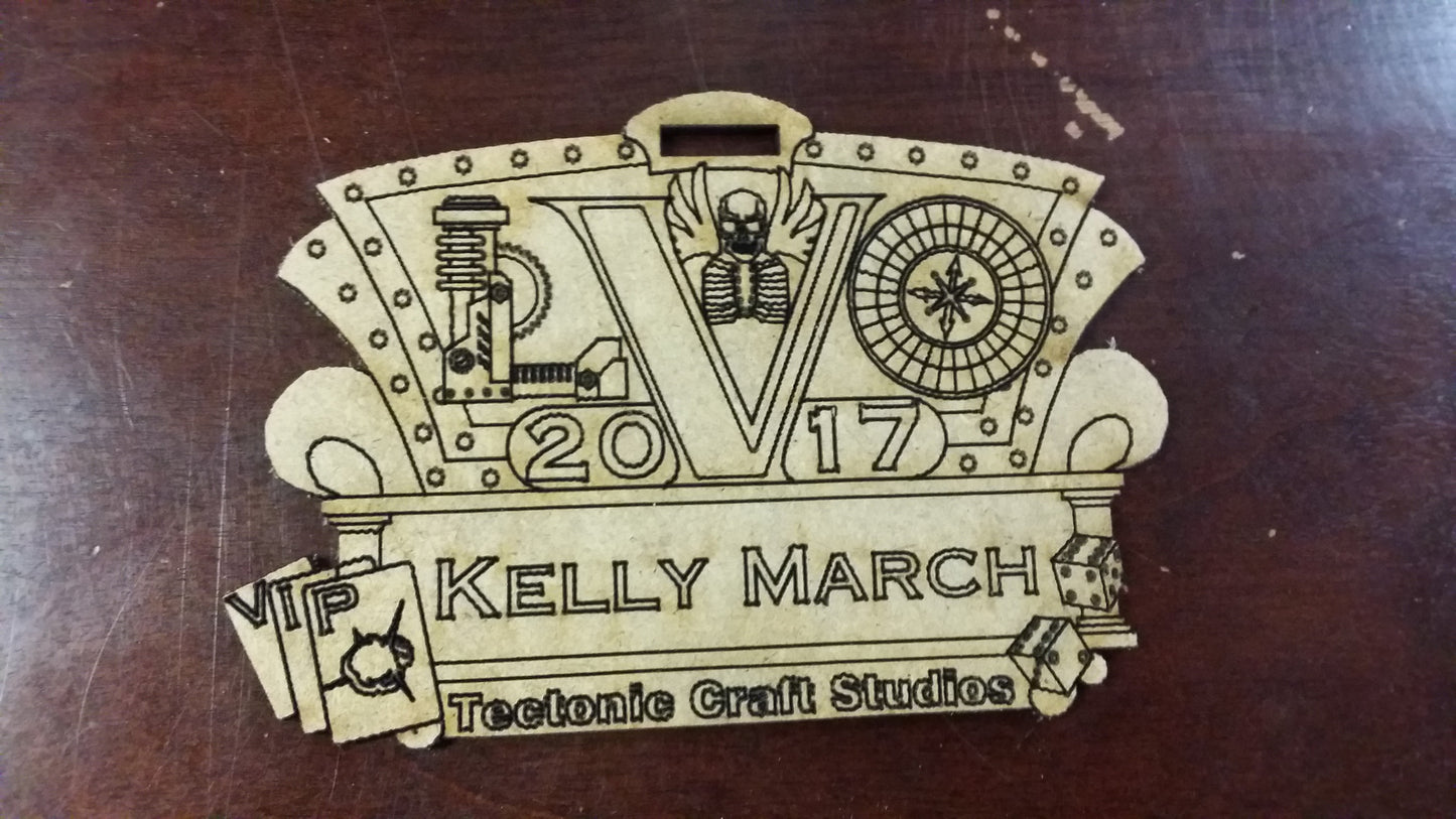 LVO 2017 Custom Name Tag