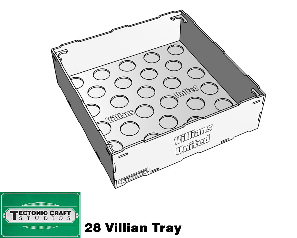 Heroes & Villians United Storage Insert