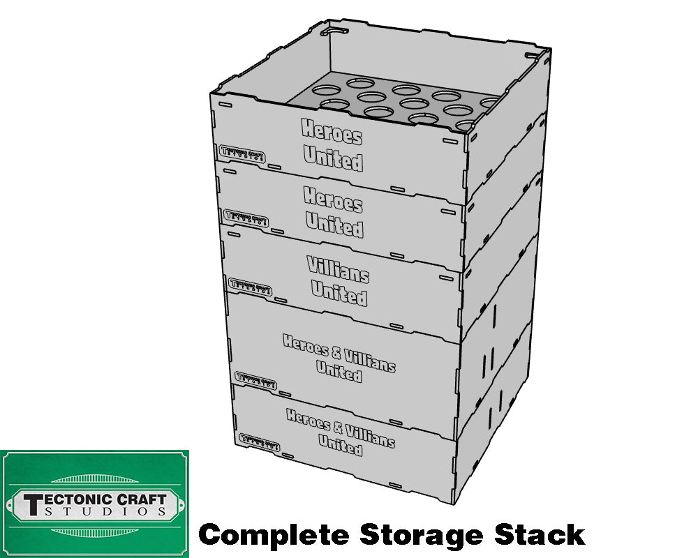 Heroes & Villians United Storage Insert