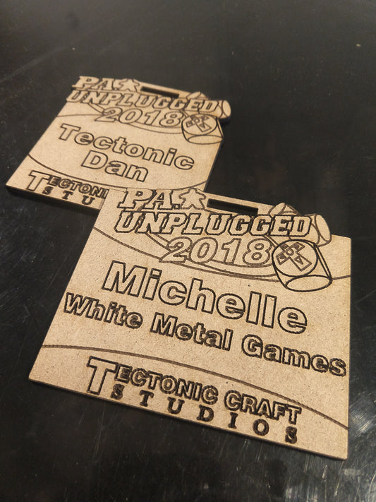 Pennsylvania Unplugged Expo Name Tag