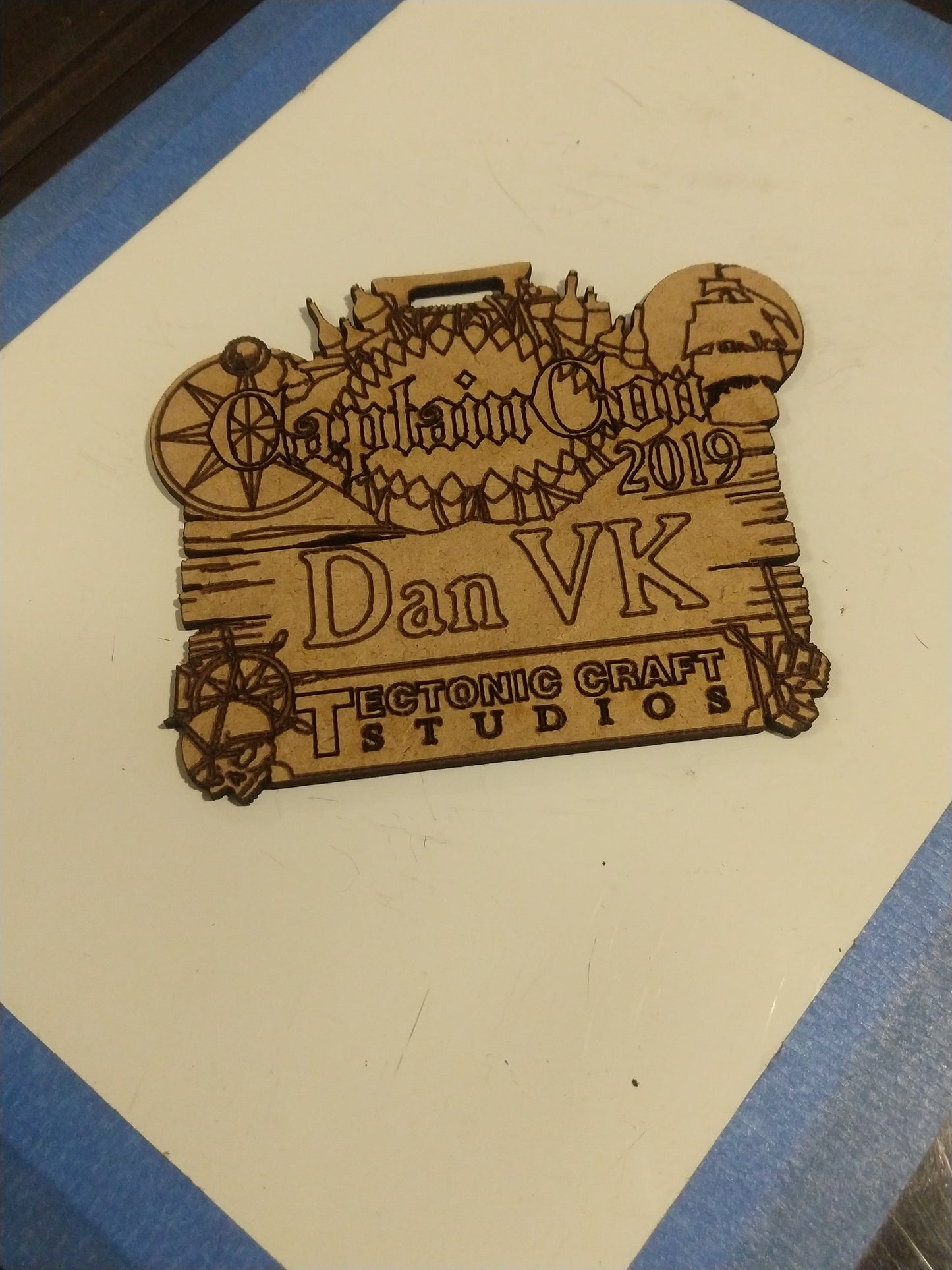 CaptainCon 2019 Custom Name Tag
