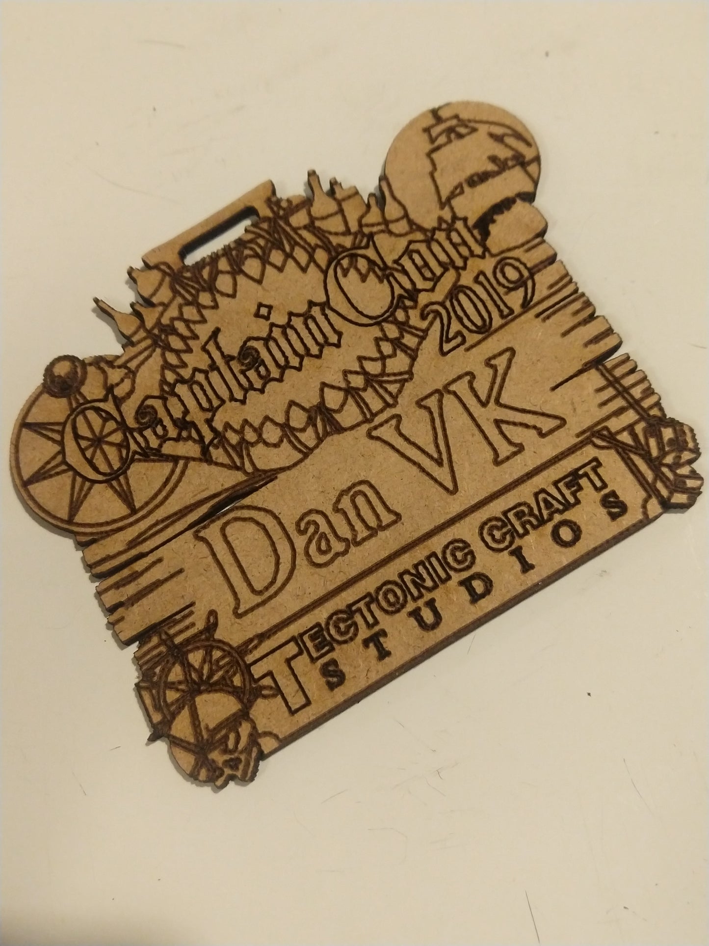 CaptainCon 2019 Custom Name Tag