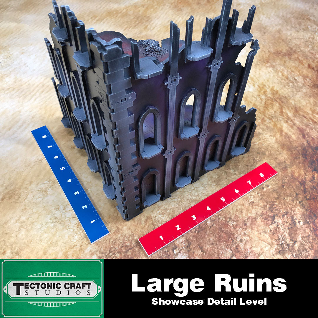 40k 9th Gothic Ruins: Large