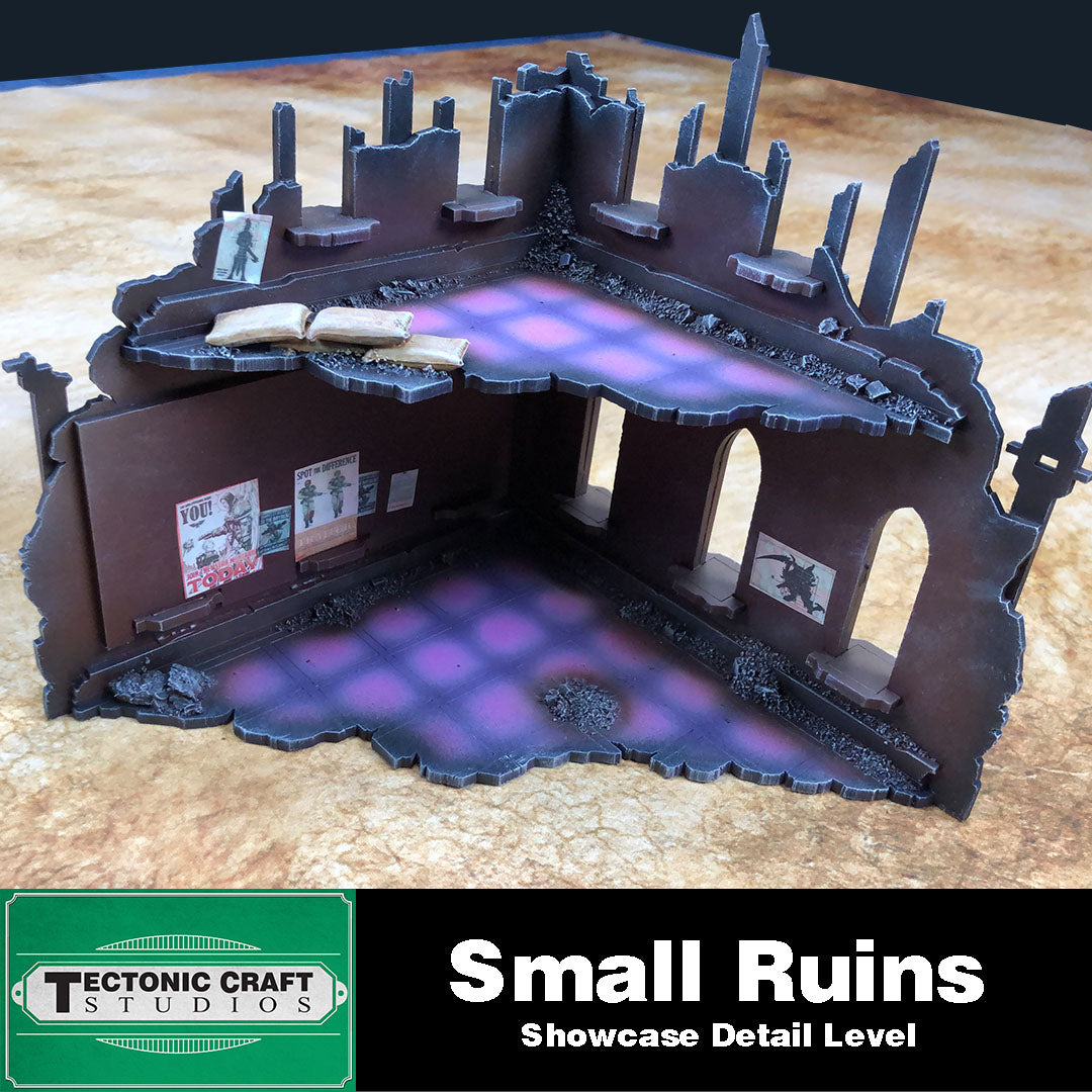 40k 9th Gothic Ruins: Small