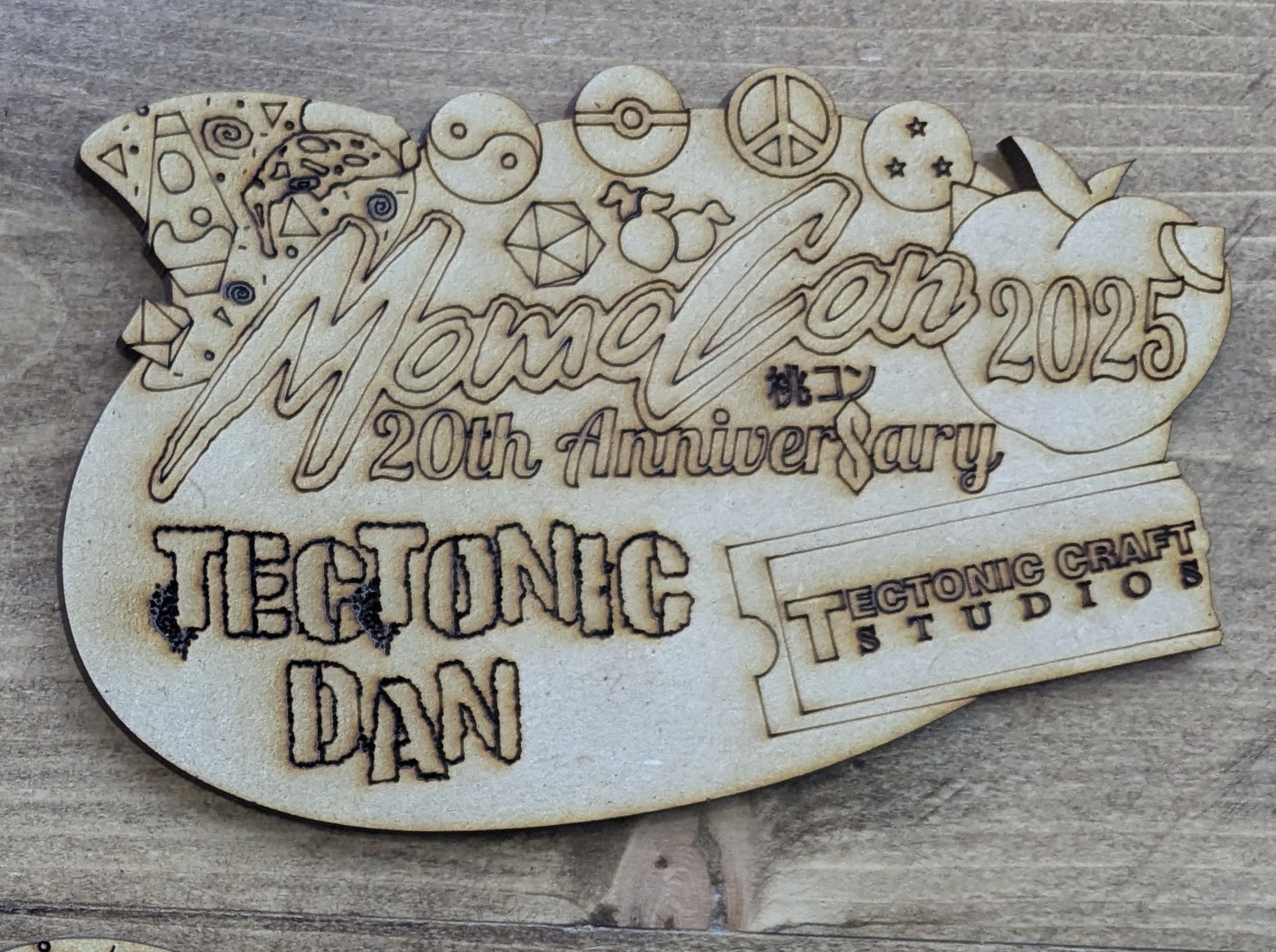 MomoCon 2025 Custom Name Tag