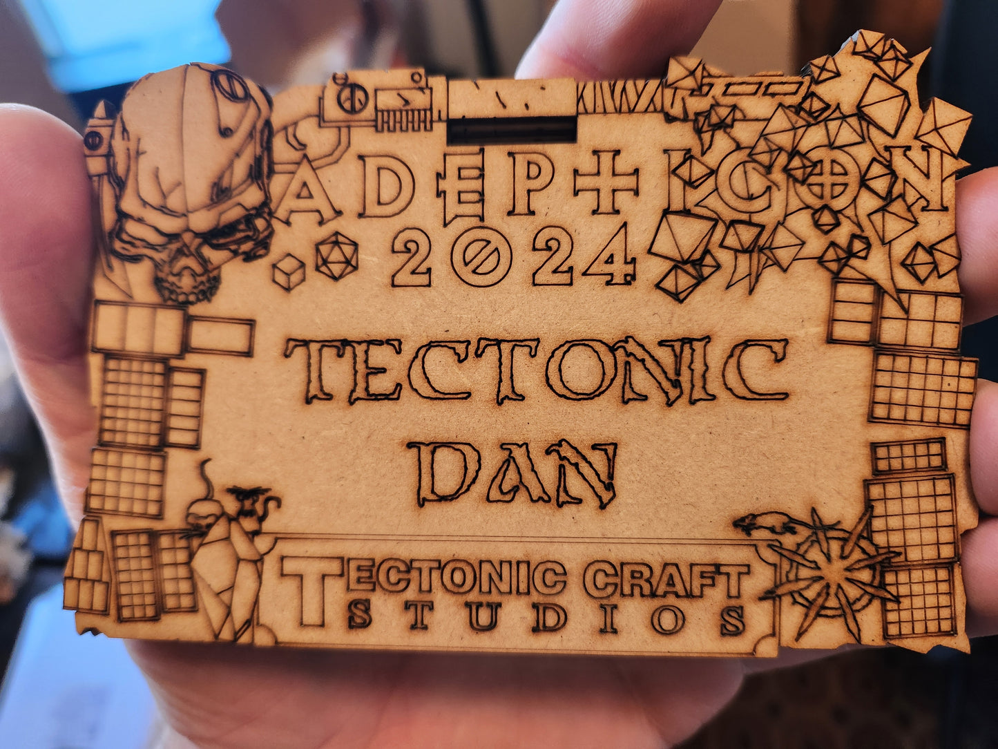 AdeptiCon 2024 Custom Name Tag