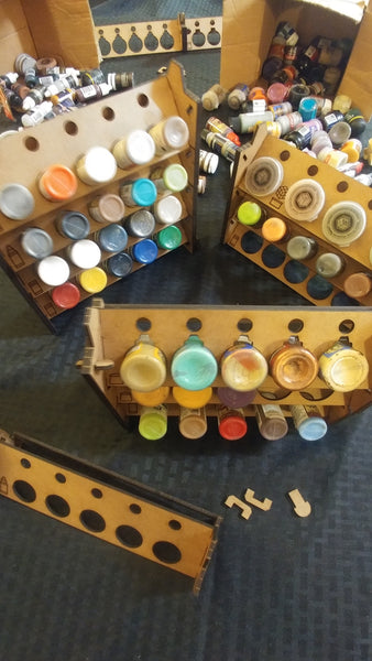 Game Craft Miniatures Rotating Paint Rack Review - Slick! - Must Contain  Minis