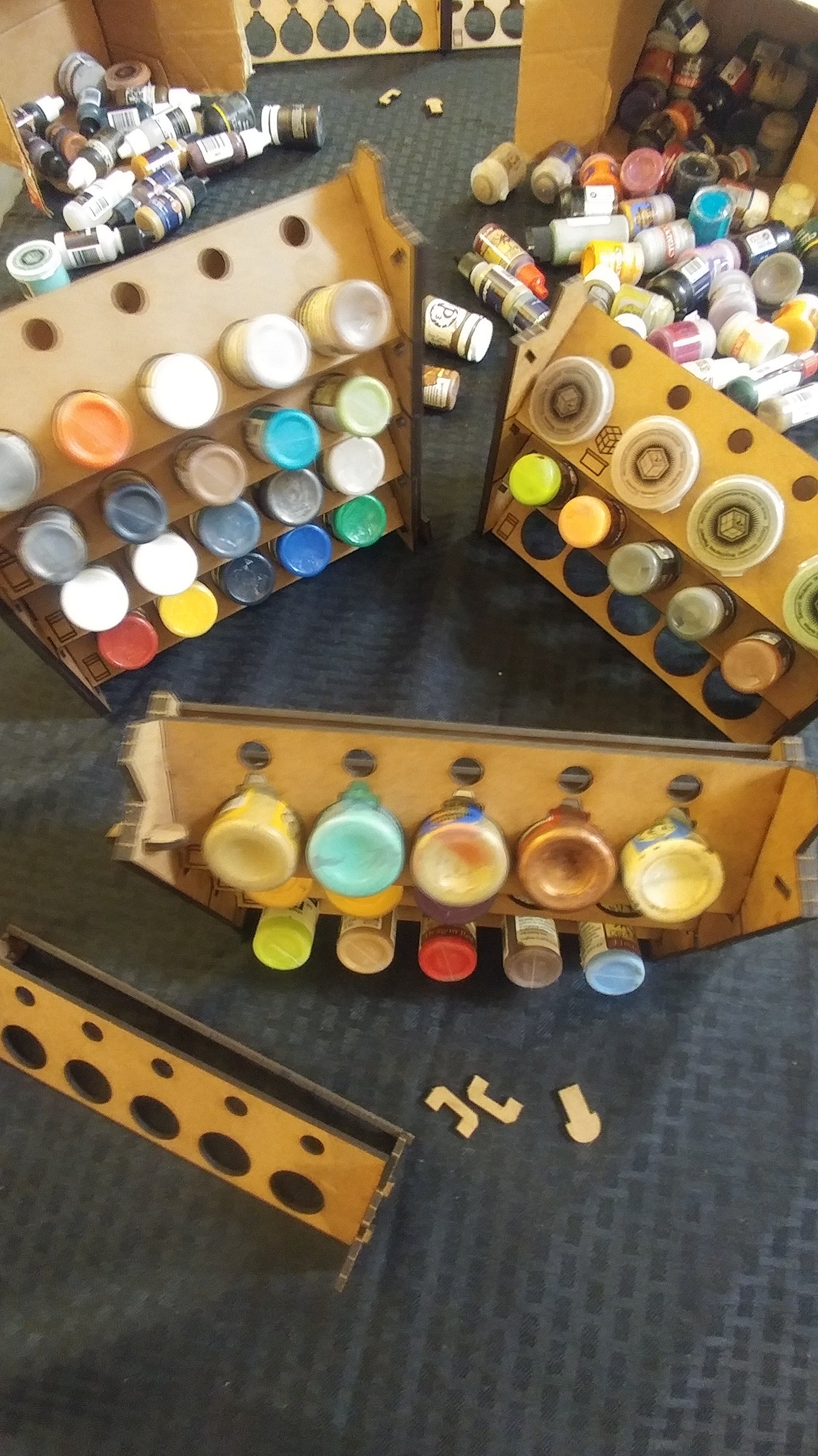 Modular Paint Rack (M.P.R.) System