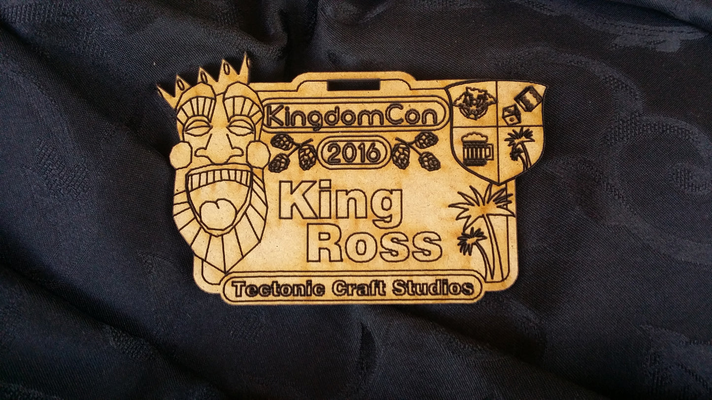 KingdomCon 2016 Custom Nametag