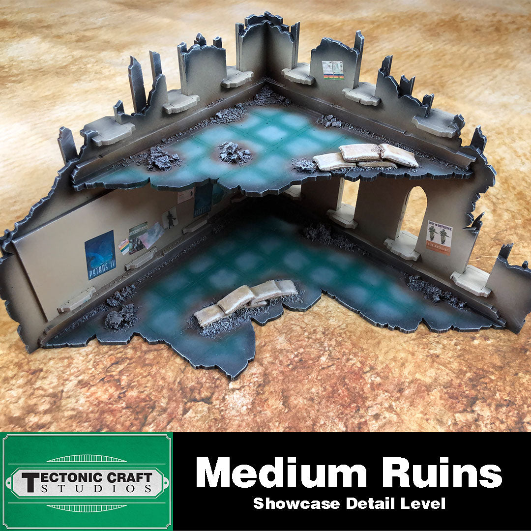 40k 9th Gothic Ruins: Medium