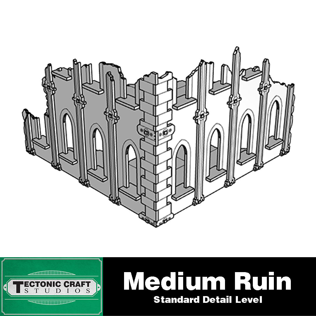 40k 9th Gothic Ruins: Medium