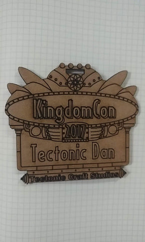 KingdomCon 2017 Nametag